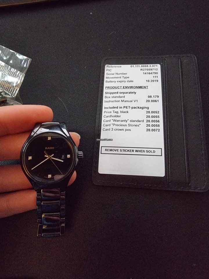IMG_9081 Rado True Womens watch Quartz Ceramic R27059712 Replica 6