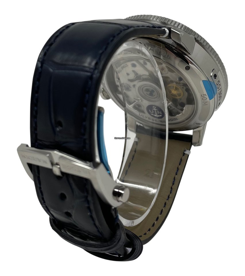 IMG_9081 Ulysse Nardin Marine Torpilleur Mens watch Unisex Manual winding Steel 1533-320LE-3A-175 1B Replica 6