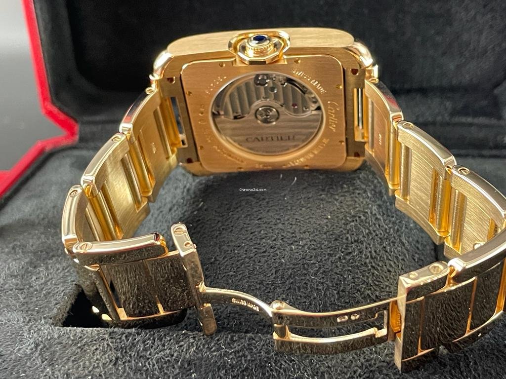 Cartier Tank Anglaise Mens watch Unisex Automatic Rose gold W5310003 Replica 6