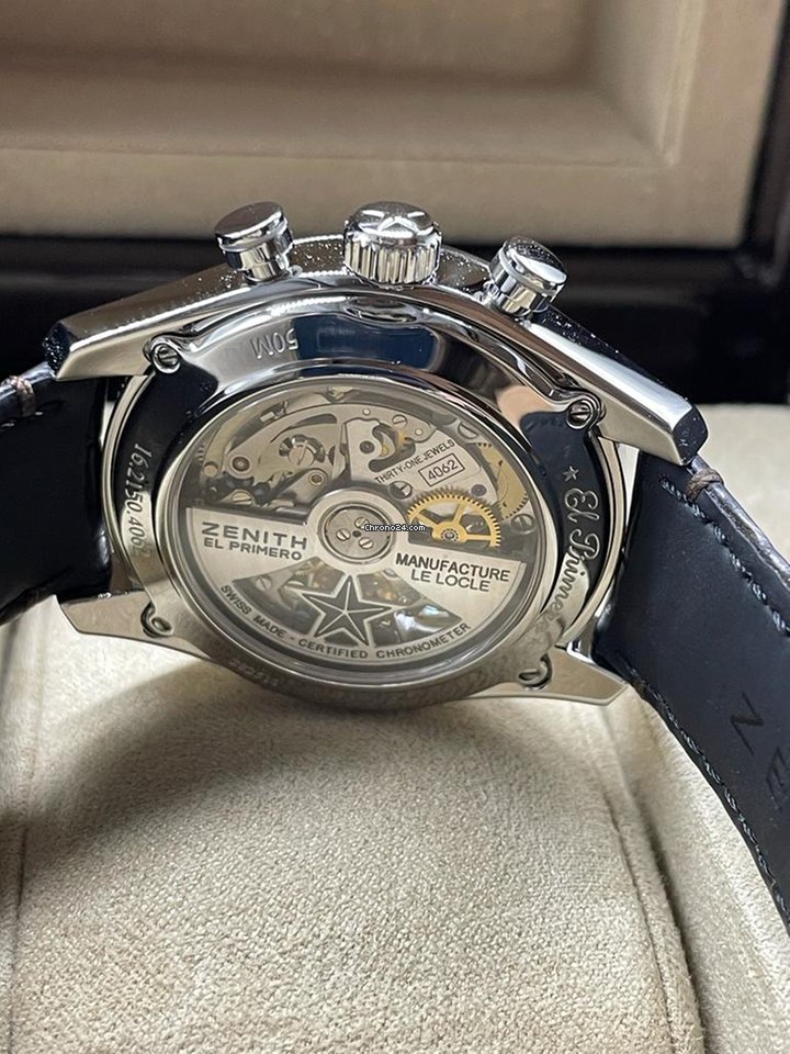 Zenith El Primero Chronomaster Lady Womens watch Automatic Steel 16.2150.4062 81.C754 Replica 6