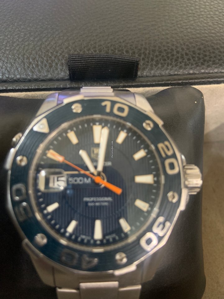IMG_9081 TAG Heuer Aquaracer 500M Mens watch Unisex Quartz Steel WAJ1112.BA0870 Replica 6