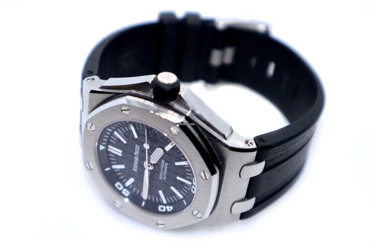 IMG_9081 Audemars Piguet Royal Oak Offshore Diver Mens watch Unisex Automatic Steel 15710ST.OO.A002CA.01 Replica 6