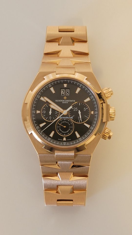 Vacheron Constantin Overseas Chronograph Mens watch Unisex Automatic Rose gold 49150 B01R-9338 Replica 6