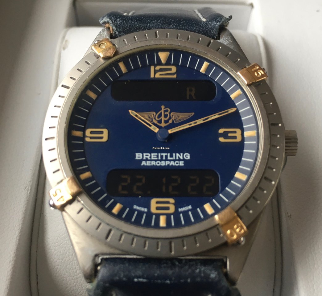 Breitling Aerospace Mens watch Unisex Quartz Titanium F56059L Replica 6