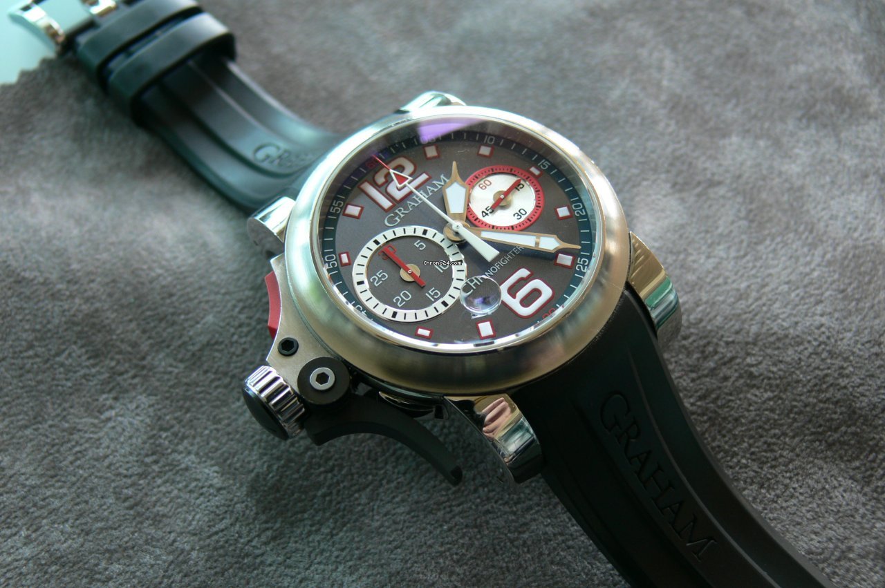 IMG_9081 Graham Chronofighter R.A.C. Mens watch Unisex Automatic Steel 2TRAS. Replica 6