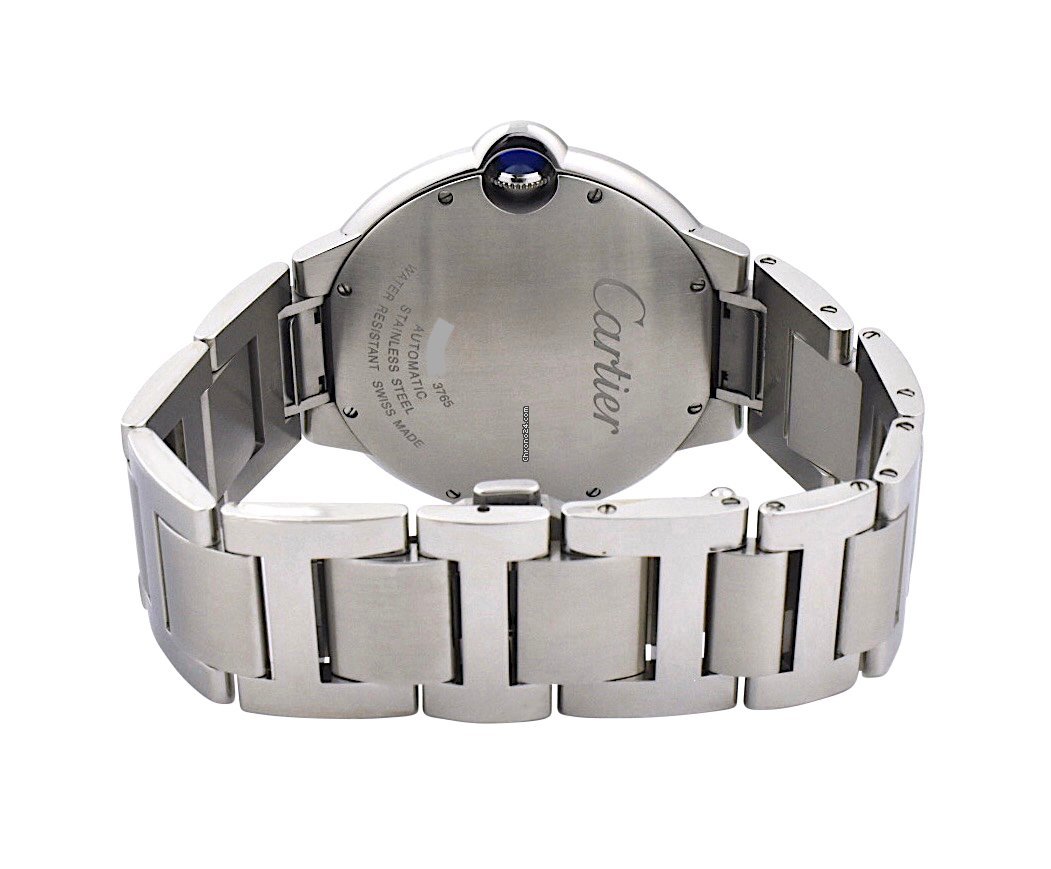 IMG_9081 Cartier Ballon Bleu 42mm Mens watch Unisex Automatic Steel WSBB0049 Replica 6