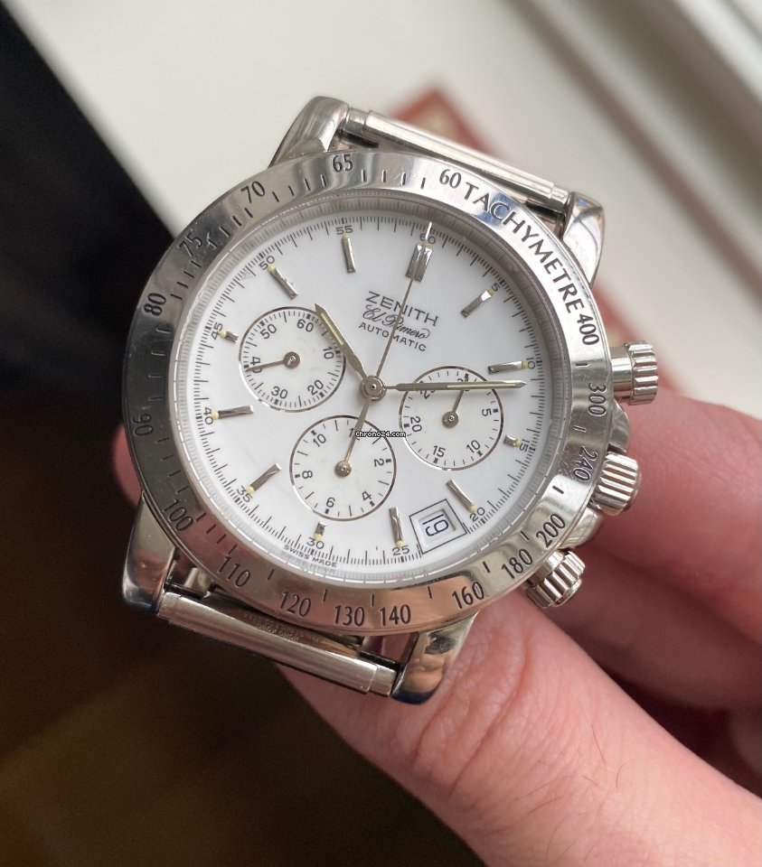 IMG_9081 Zenith El Primero Chronograph Mens watch Unisex Automatic Steel 01-0360-400 Replica 6