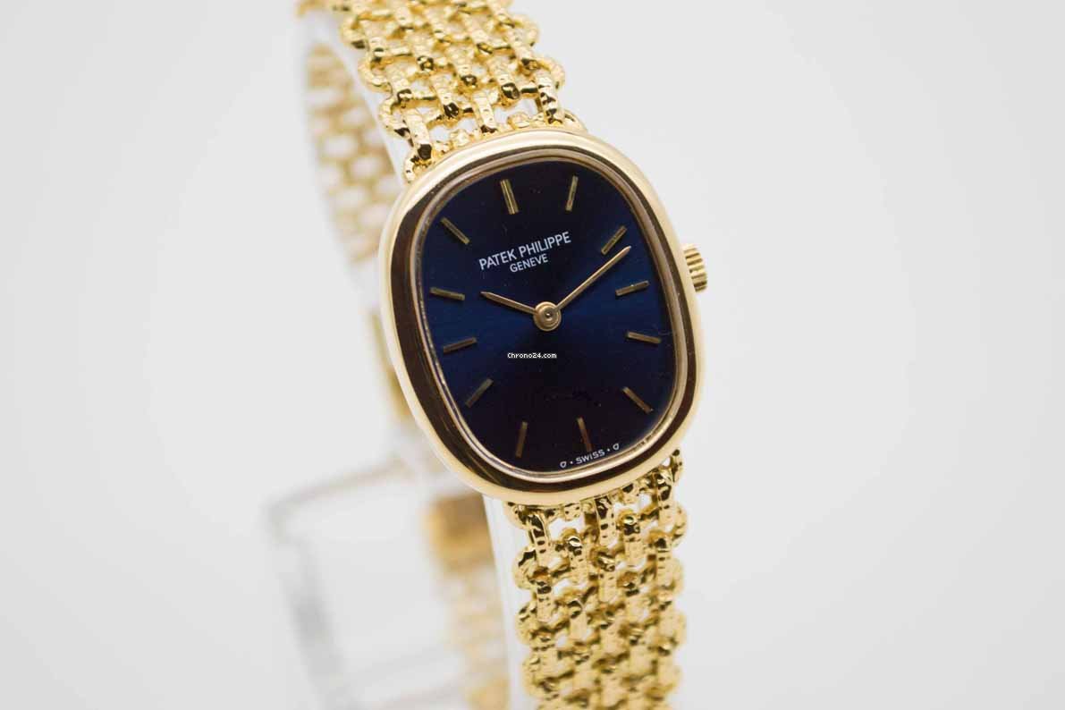 IMG_9081 Patek Philippe Golden Ellipse Womens watch Manual winding Yellow gold 4564 Replica 6