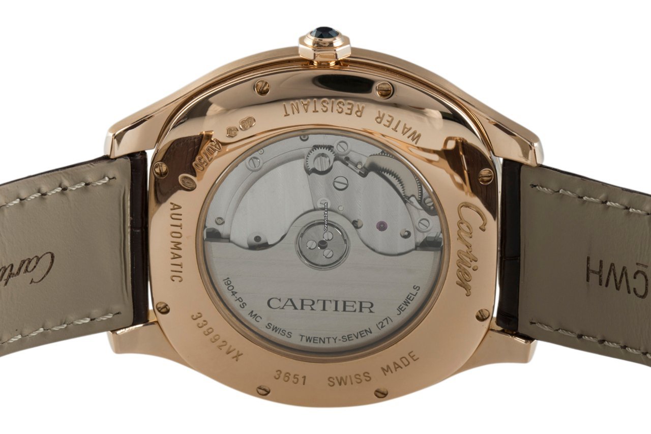 IMG_9081 Cartier Drive de Cartier Mens watch Unisex Automatic Red gold WGNM0003 Replica 6