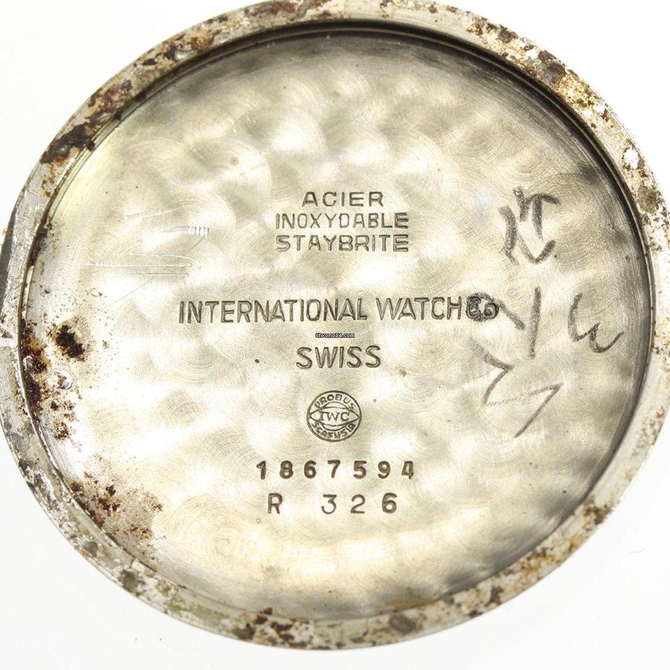 IWC Mens watch Unisex Manual winding Steel R 326 Replica 6
