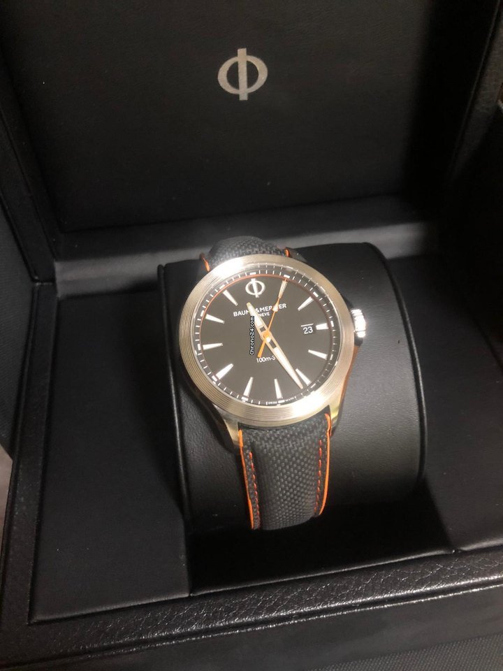 Baume & Mercier Clifton Mens watch Unisex Quartz Steel M0A10410 Replica 6