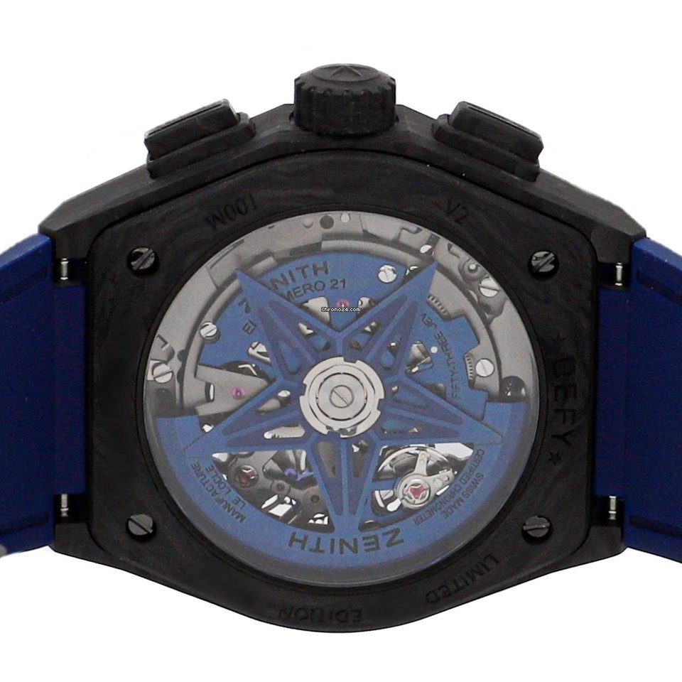 Zenith Defy Mens watch Unisex Automatic Carbon 10.9000.9004 M99.R939 Replica 6