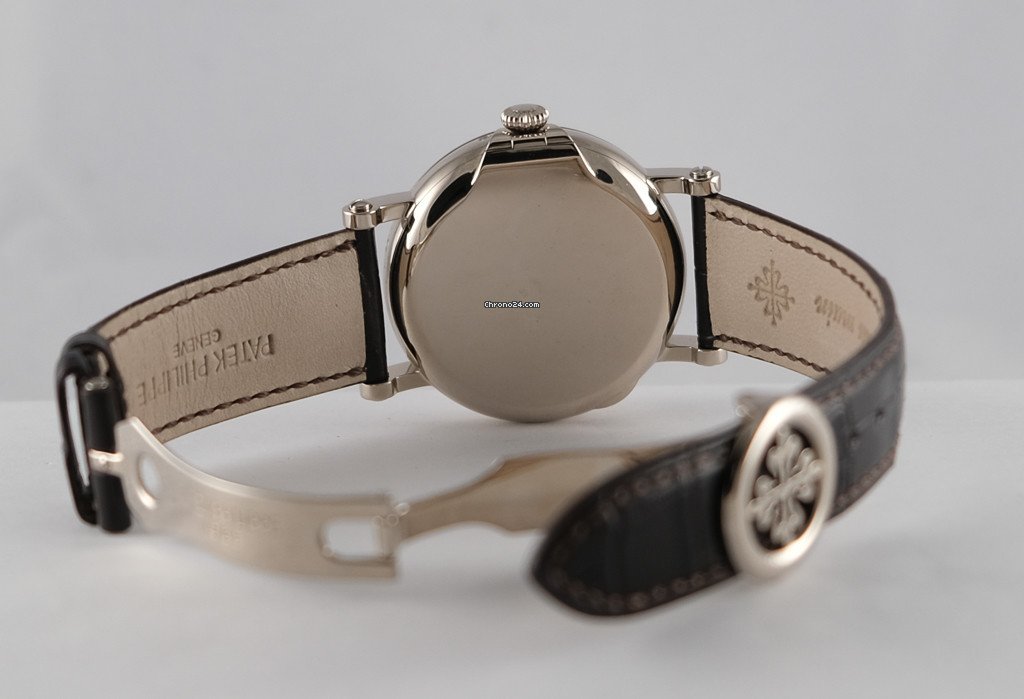 IMG_9081 Patek Philippe Perpetual Calendar Mens watch Unisex Automatic White gold 5159 G - 001 Replica 6