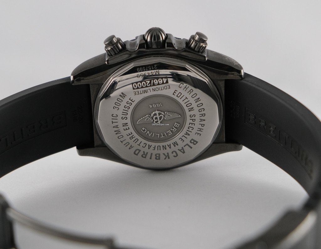 Breitling Blackbird Mens watch Unisex Automatic Steel M 44359 Replica 6