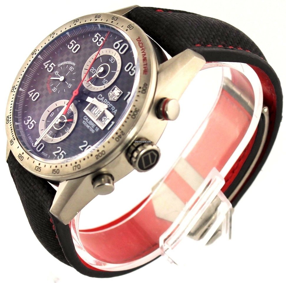 TAG Heuer Carrera Calibre 16 Automatic Titanium CV2A80.FC6256 Replica 6