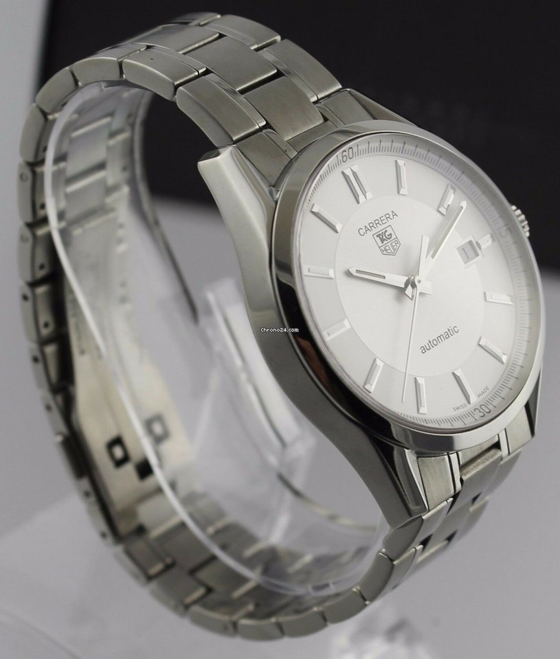 TAG Heuer Carrera Calibre 5 Automatic Steel WV211A-BA0787 Replica 6