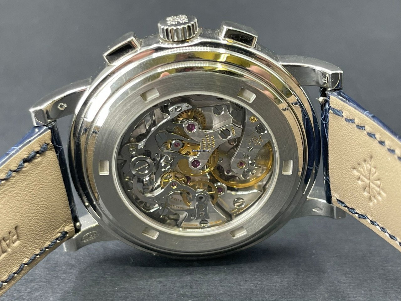 IMG_9081 Patek Philippe Chronograph Manual winding Platinum 5070P-001 Replica 6