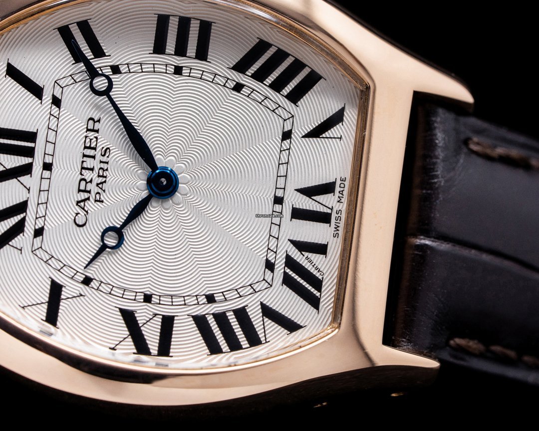 IMG_9081 Cartier Tortue Mens watch Unisex Manual winding Yellow gold 2496C Replica 6