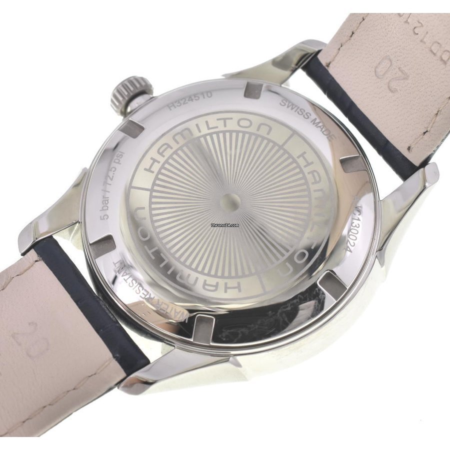 Hamilton Jazzmaster Mens watch Unisex Quartz Steel H324510.H32451641 Replica 6