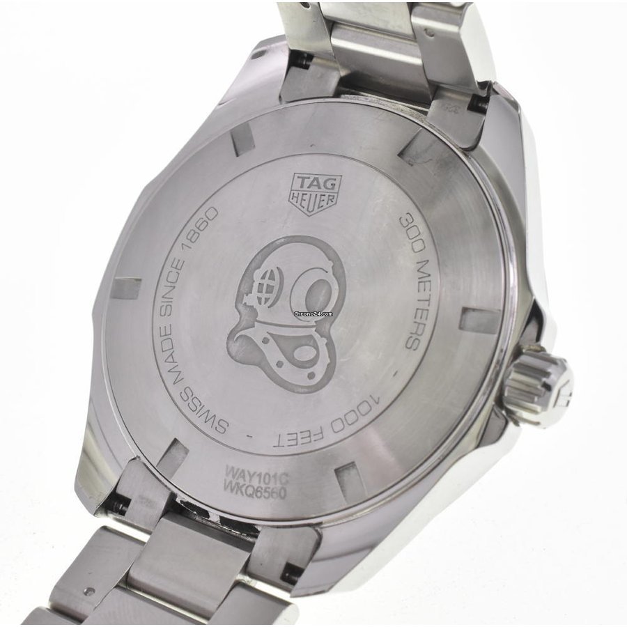 IMG_9081 TAG Heuer Aquaracer Mens watch Unisex Quartz Steel WAY101C.BAO746 Replica 6