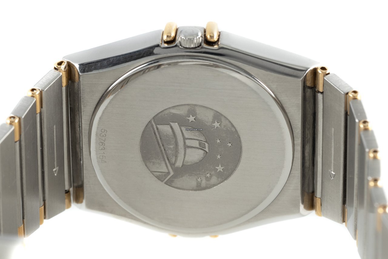 IMG_9081 Omega Constellation Day-Date Mens watch Unisex Quartz Gold Steel 396.1070.1 Replica 6
