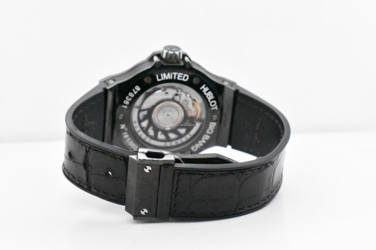 Hublot Big Bang 38 mm Mens watch Unisex Automatic Ceramic 365.CM.1110.LR Replica 6
