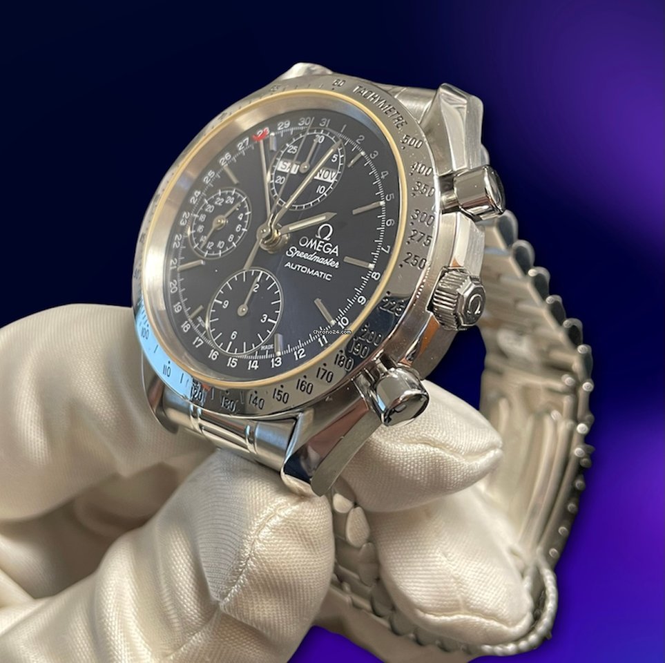 IMG_9081 Omega Speedmaster Date Mens watch Unisex Automatic Steel 175.0084 Replica 6