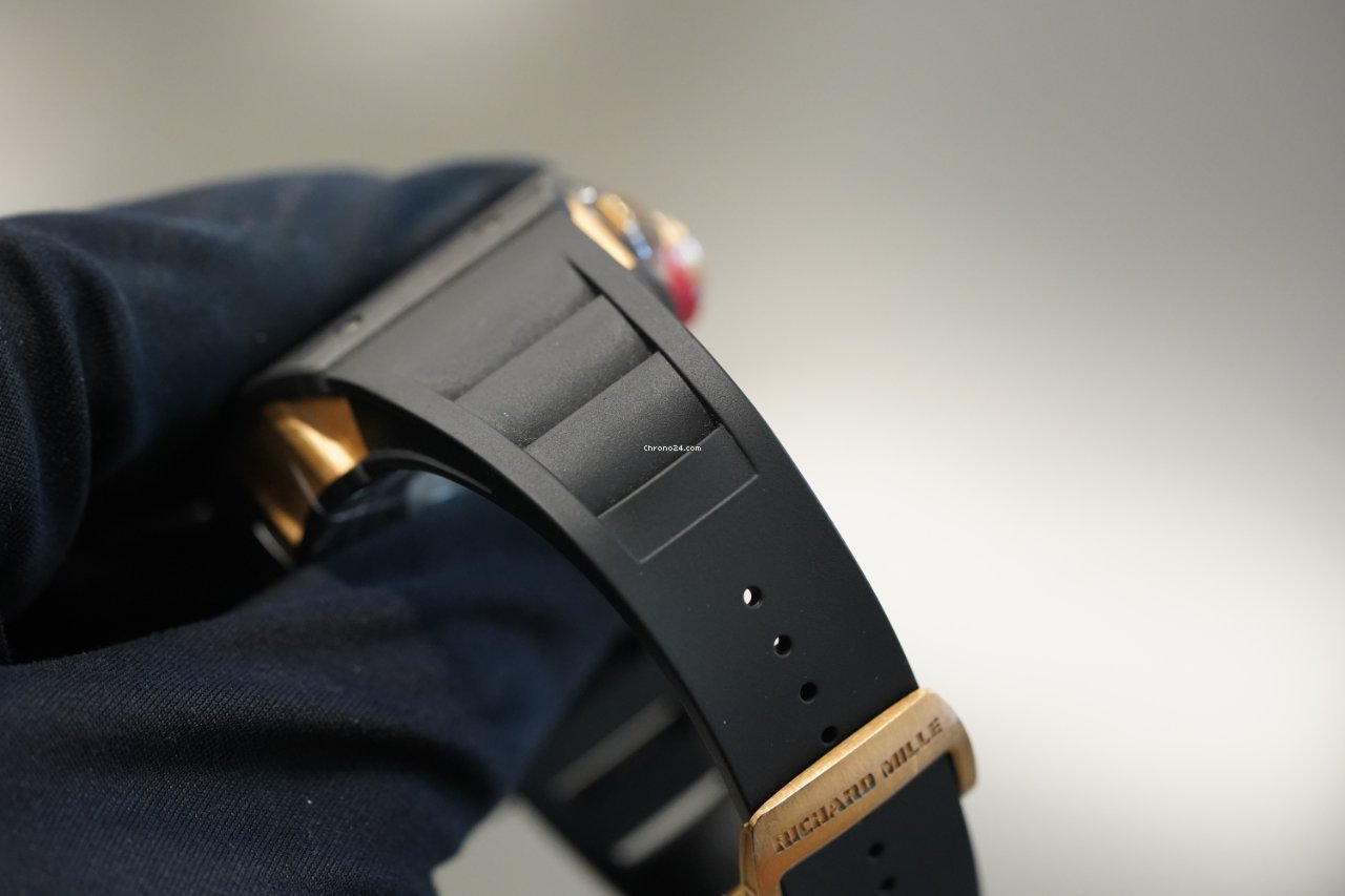 Richard Mille RM 011 Mens watch Unisex Automatic Carbon RM011 NTPT Replica 6
