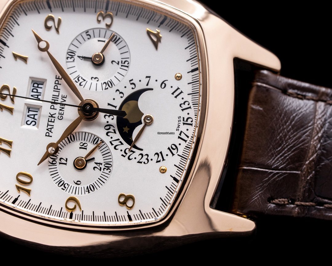 Patek Philippe Mens watch Unisex Manual winding Rose gold 5020R Replica 6