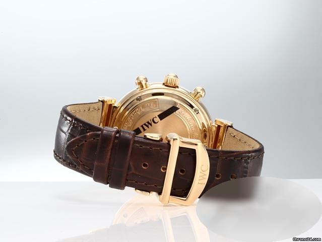 IWC Da Vinci Perpetual Calendar Mens watch Unisex Automatic Rose gold IW3758 Replica 6