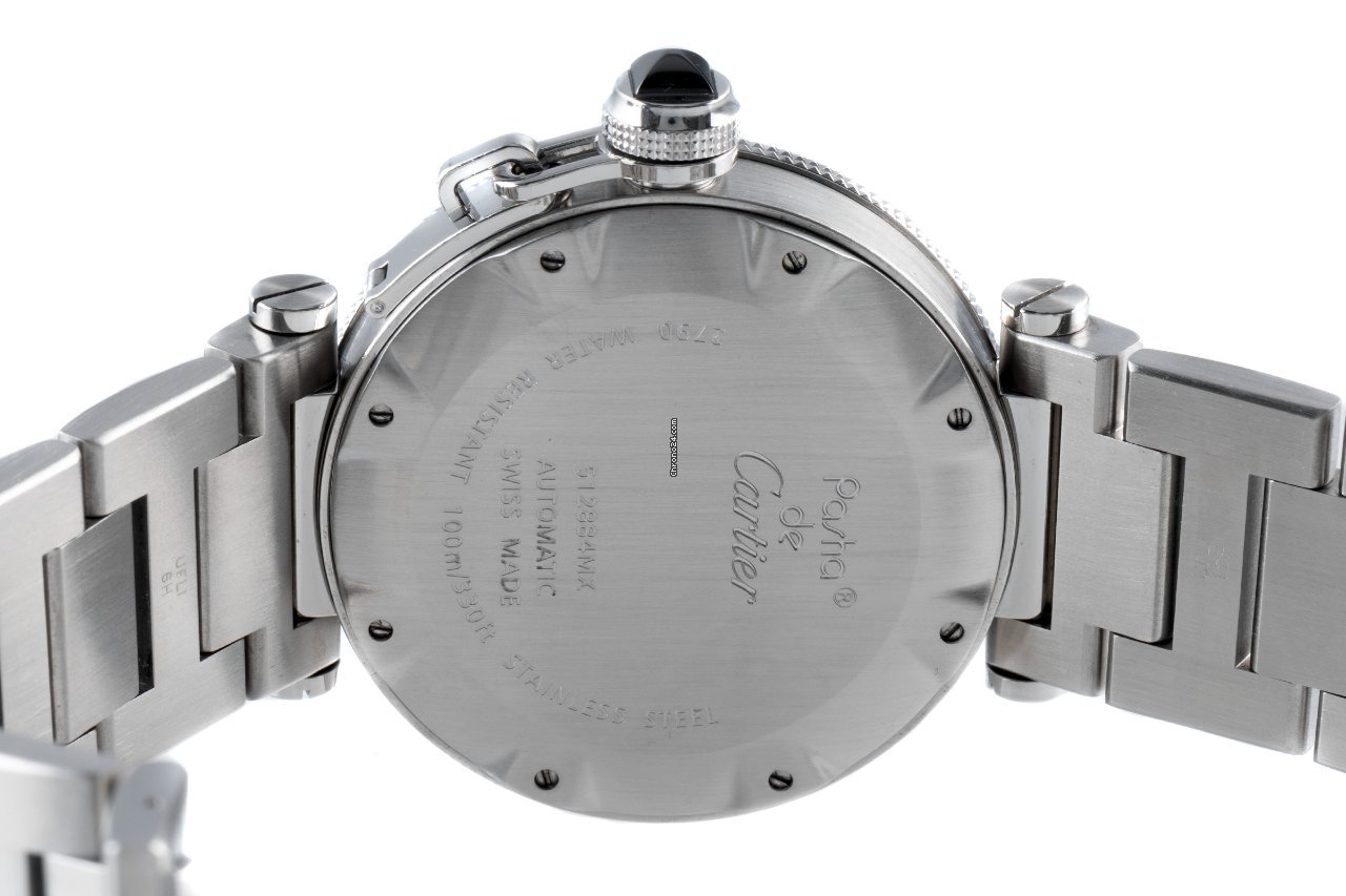 IMG_9081 Cartier Pasha Seatimer Mens watch Unisex Automatic Steel 2790 Replica 6