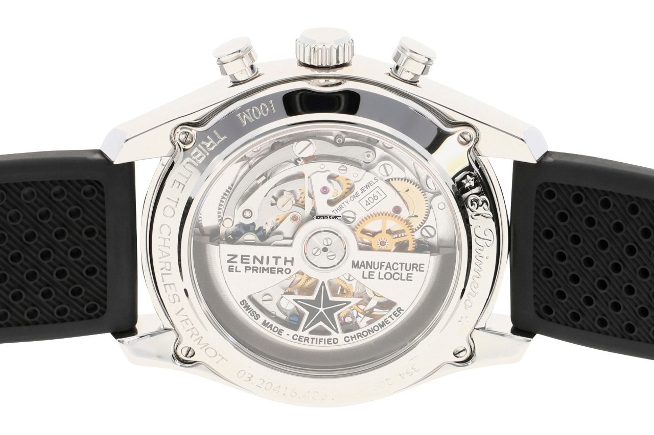 Zenith El Primero Chronomaster Mens watch Unisex Automatic Steel 03.20416.4061 51.C700 Replica 6
