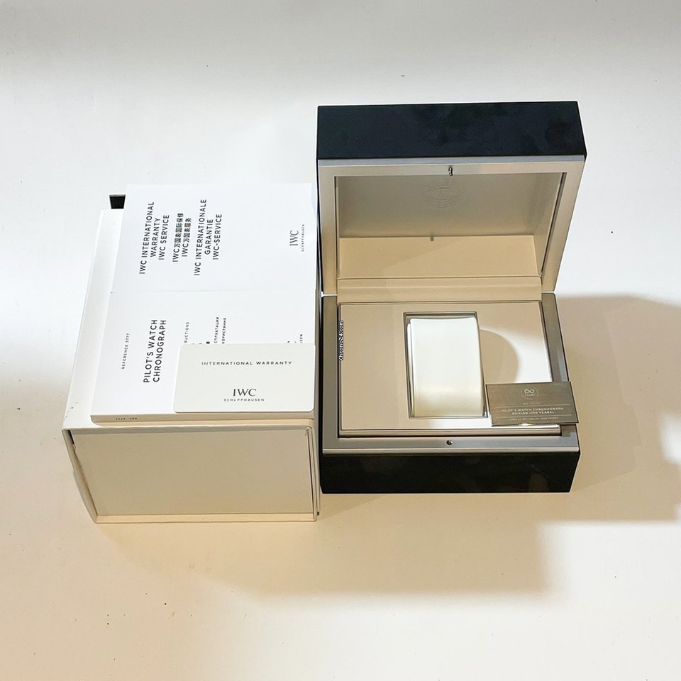 IMG_9081 IWC Pilot Chronograph Mens watch Unisex Automatic Steel IW3777-25 Replica 6