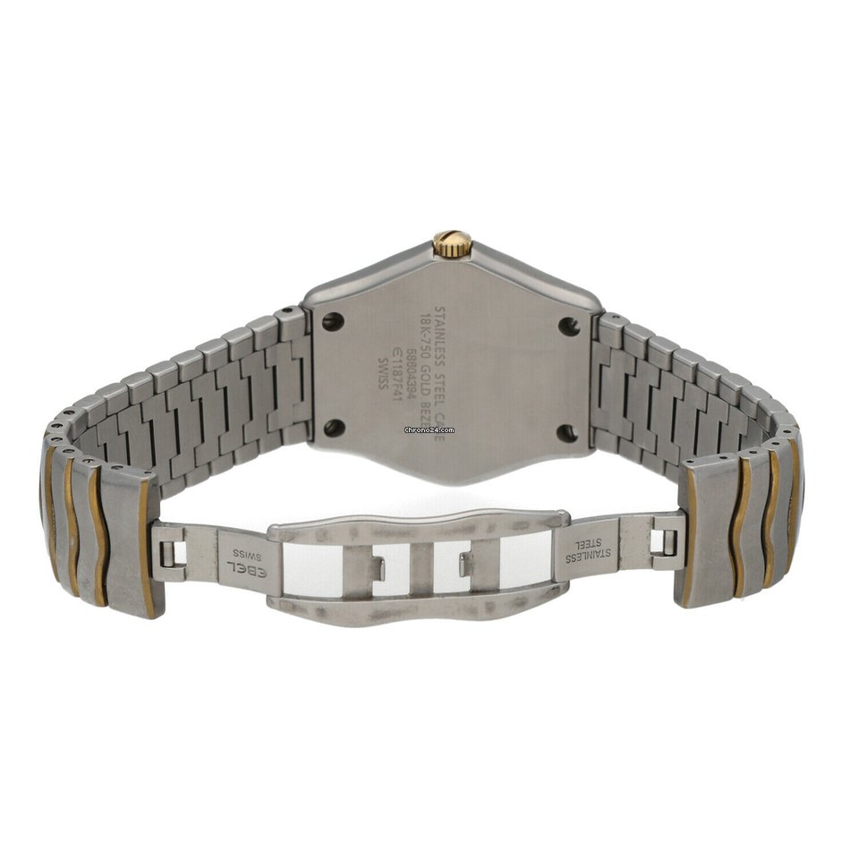 Ebel Classic Mens watch Unisex Quartz Gold Steel E1187F41 Replica 6