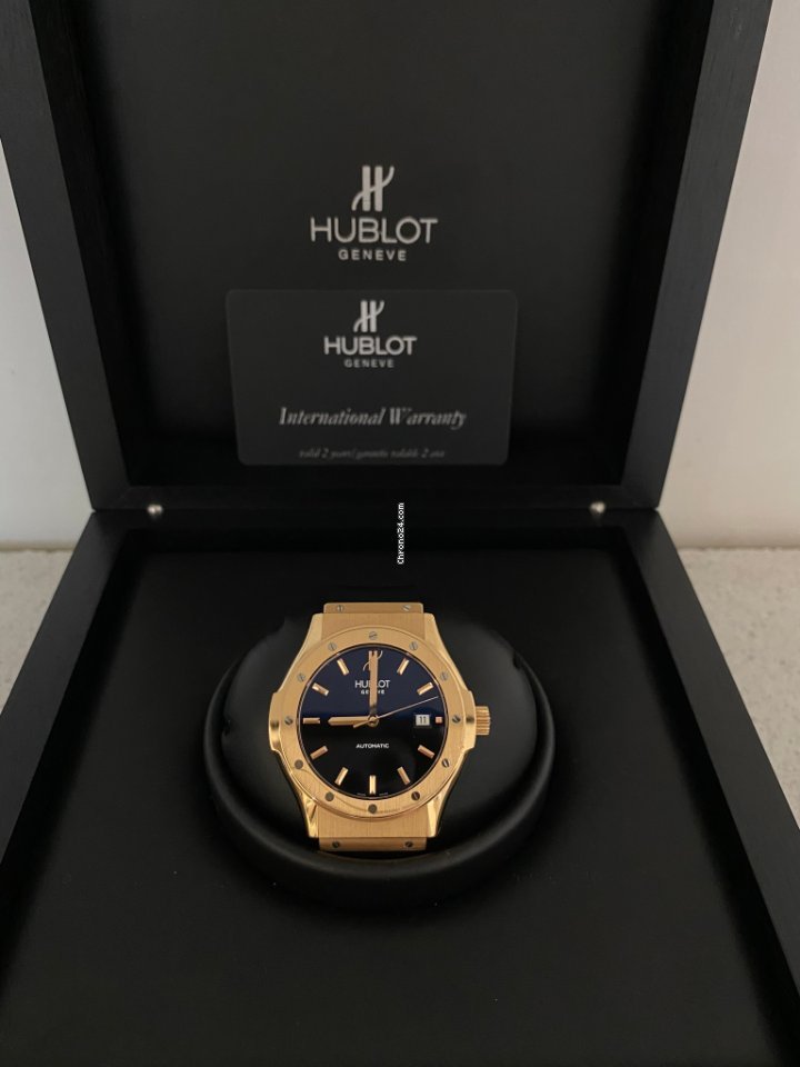 IMG_9081 Hublot Classic Fusion 45, 42, 38, 33 mm Mens watch Unisex Automatic Rose gold 1915.8 Replica 6