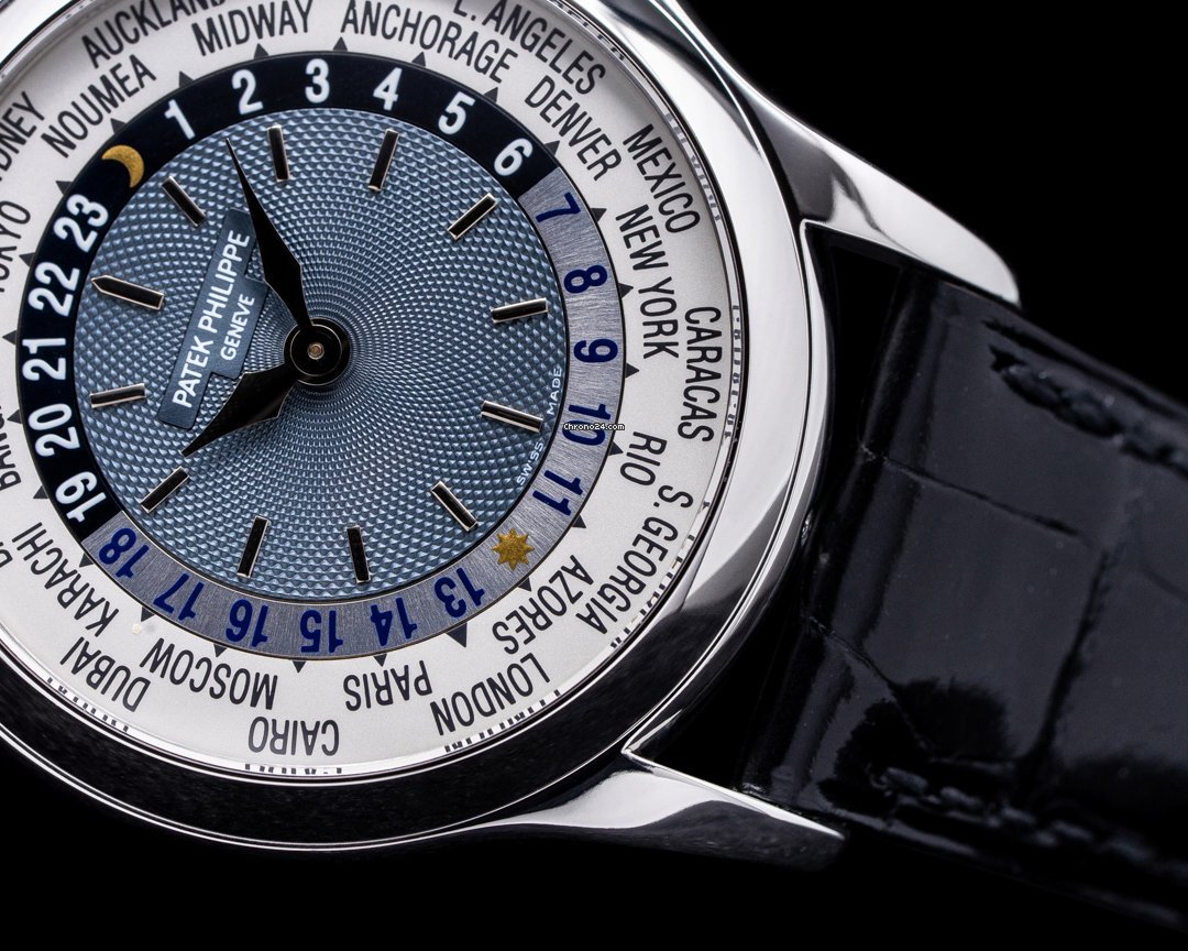 IMG_9081 Patek Philippe World Time Mens watch Unisex Automatic Platinum 5110P-001 Replica 6