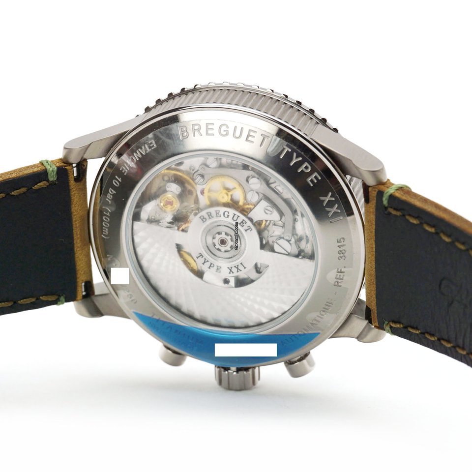 Breguet Type XX - XXI - XXII Mens watch Unisex Automatic Titanium 3815TI HM 3ZU Replica 6
