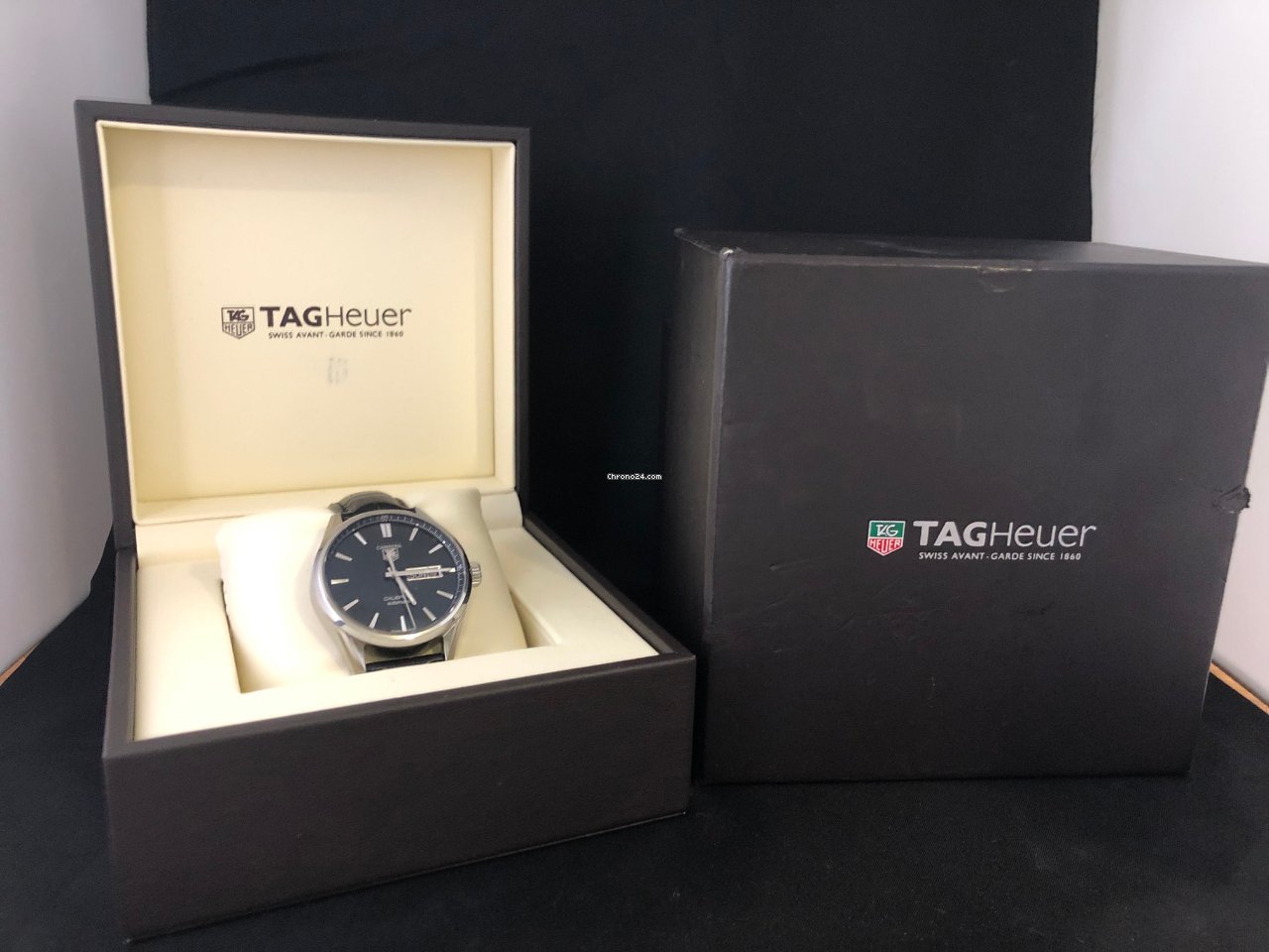 IMG_9081 TAG Heuer Carrera Calibre 5 Mens watch Unisex Automatic Steel war201a.fc6266 Replica 6