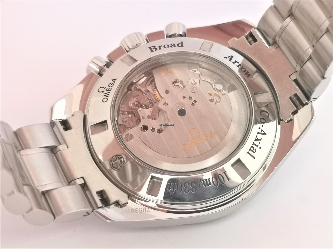 Omega Speedmaster Broad Arrow Mens watch Unisex Automatic Steel 32110425002001 Replica 6