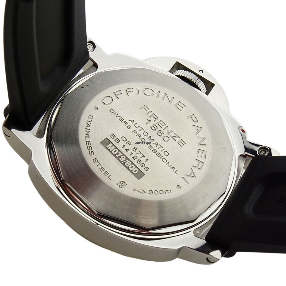 IMG_9081 Panerai Luminor Submersible Mens watch Unisex Automatic Steel PAM00024 Replica 6