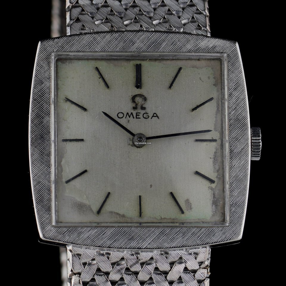 IMG_9081 Omega Womens watch Manual winding White gold Ref: 111061 Replica 6