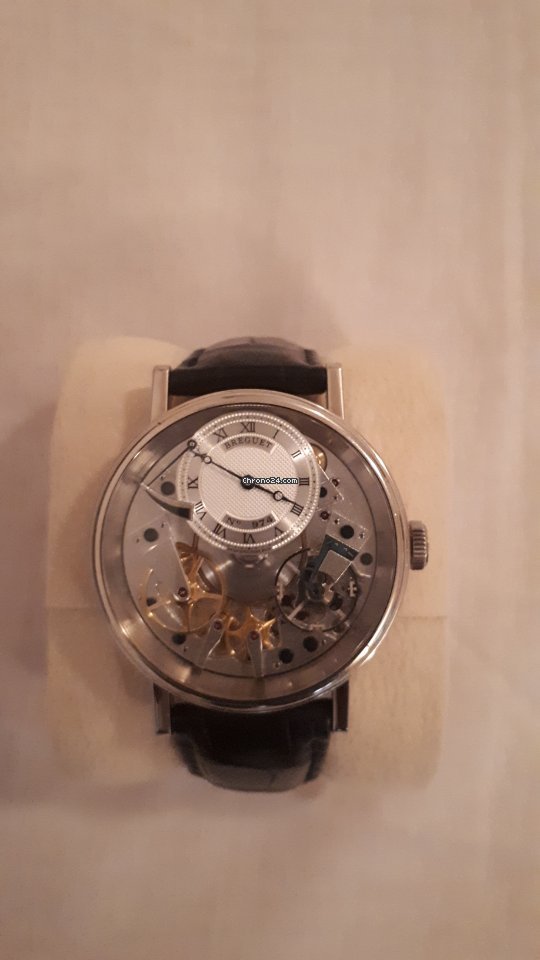 IMG_9081 Breguet Tradition Mens watch Unisex Manual winding White gold 7057BB 11 9W6 Replica 6