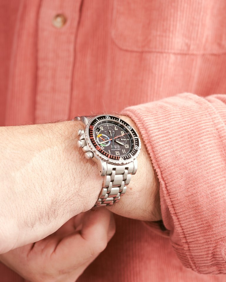 IMG_9081 Zenith El Primero Mens watch Unisex Automatic Steel 02.0480.405 Replica 6