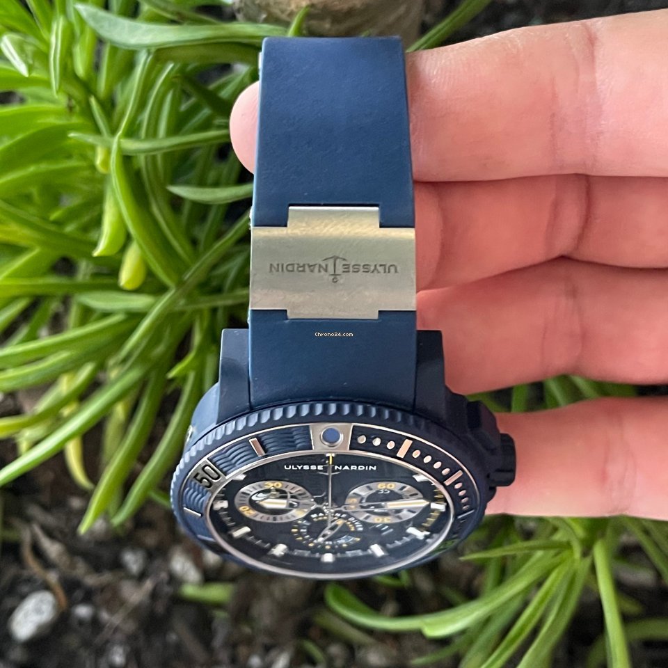 Ulysse Nardin Diver Black Sea Mens watch Unisex Automatic Steel 353-98LE-3 ARTEMIS Replica 6