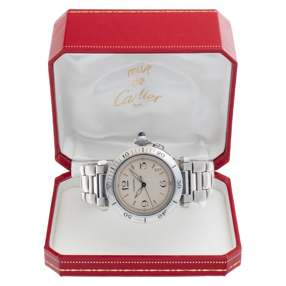 IMG_9081 Cartier Pasha Mens watch Unisex Automatic Steel W3104H3 Replica 6