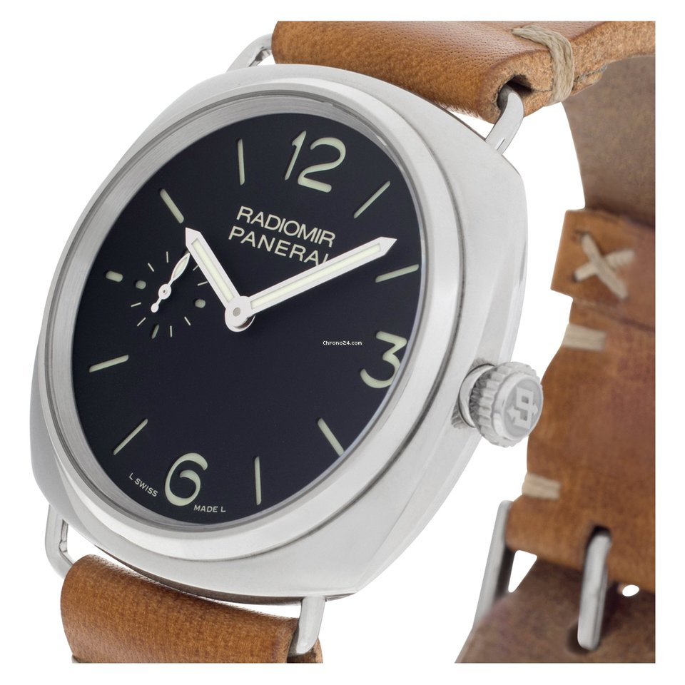 IMG_9081 Panerai Radiomir Mens watch Unisex Manual winding Steel PAM337 Replica 6