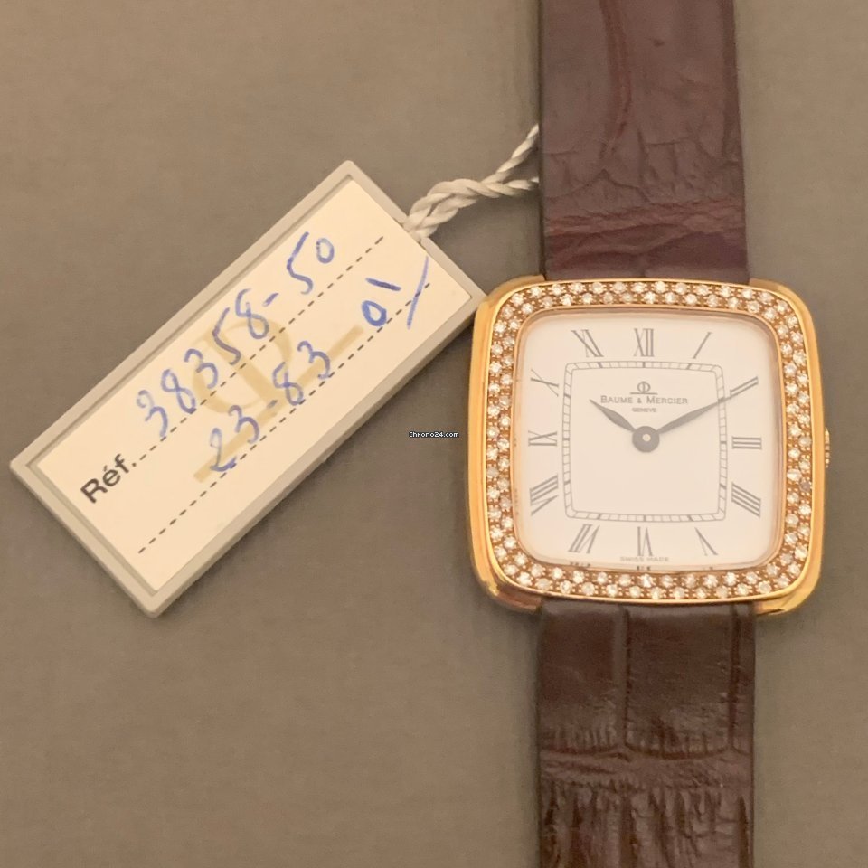 IMG_9081 Baume & Mercier Womens watch Manual winding Yellow gold 38358 - cartier, tank, chopard, piaget Replica 6