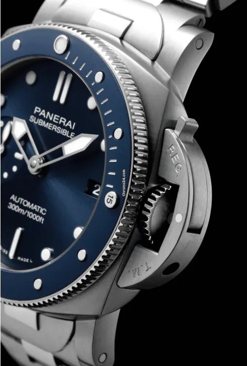 IMG_9081 Panerai Luminor Submersible Mens watch Unisex Automatic Steel PAM 01068 Replica 6
