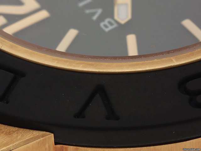 IMG_9081 Bulgari Diagono Mens watch Unisex Automatic Yellow gold AL38G Replica 6