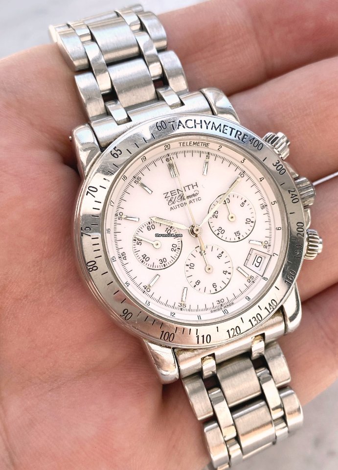 IMG_9081 Zenith El Primero Chronograph Mens watch Unisex Automatic Steel 01-0460-400 Replica 6